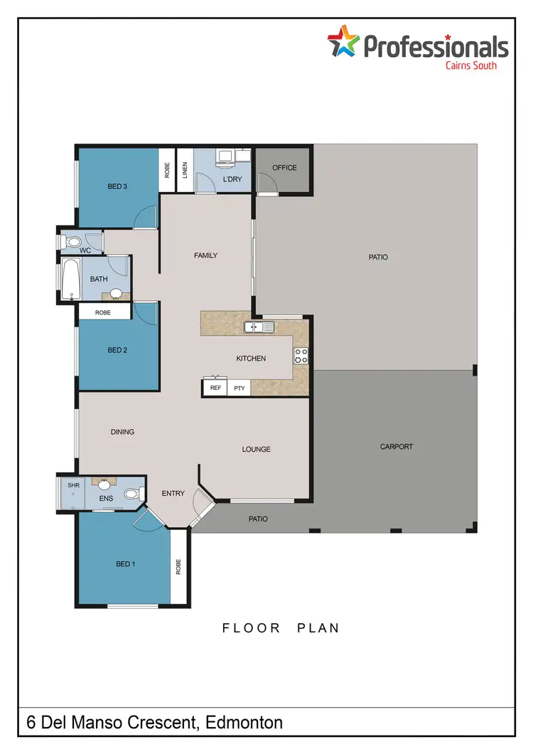 Floorplan of Homely house listing, 6 Del Manso Crescent, Edmonton QLD 4869