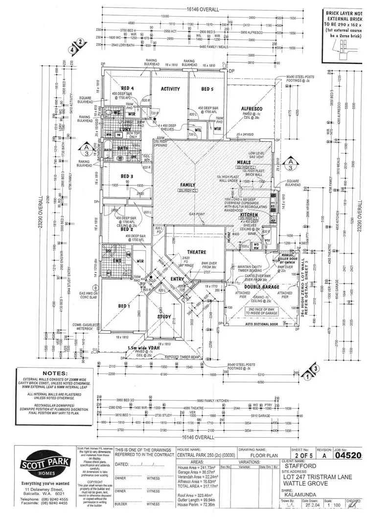 Floorplan of Homely house listing, 5 Tristram Lane, Wattle Grove WA 6107
