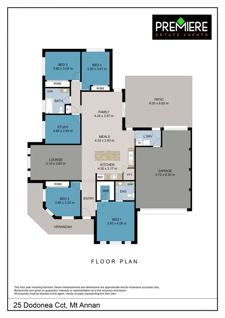 Floorplan of Homely house listing, 25 Dodonea Circuit, Mount Annan NSW 2567