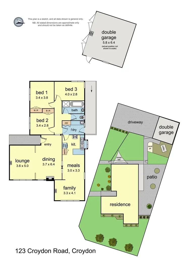 Floorplan of Homely house listing, 123 Croydon Road, Croydon VIC 3136