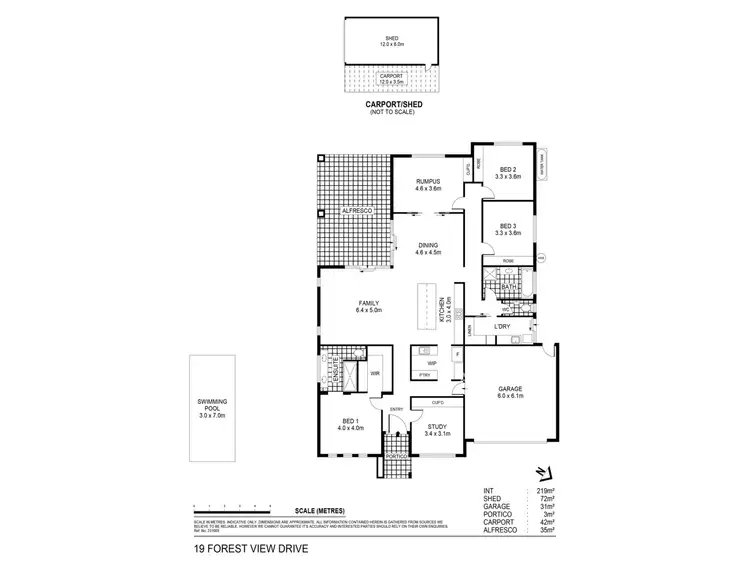 Floorplan of Homely house listing, 19 Forest view Drive, Maryborough VIC 3465
