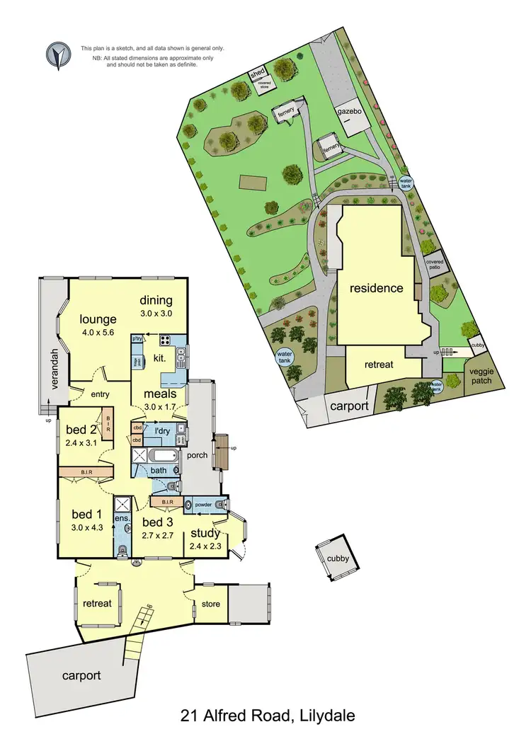 Floorplan of Homely house listing, 21 Alfred Road, Lilydale VIC 3140