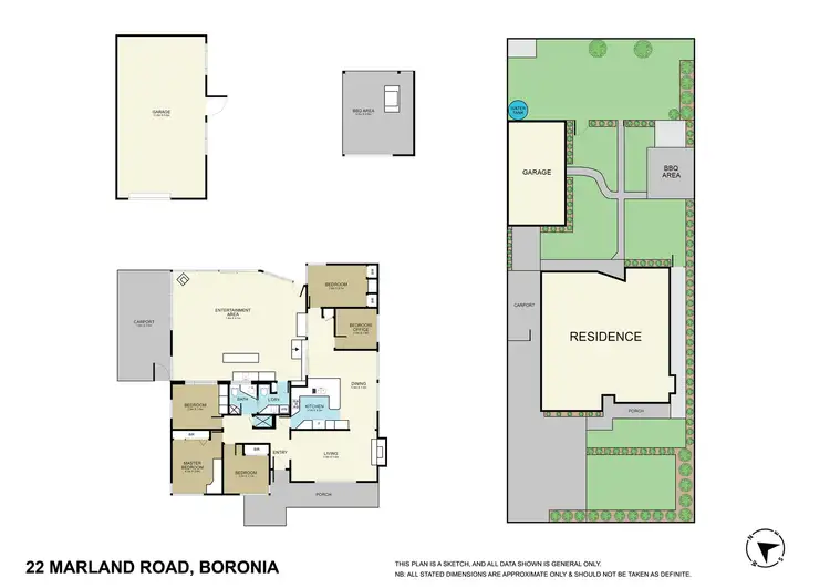 Floorplan of Homely house listing, 22 Marland Road, Boronia VIC 3155