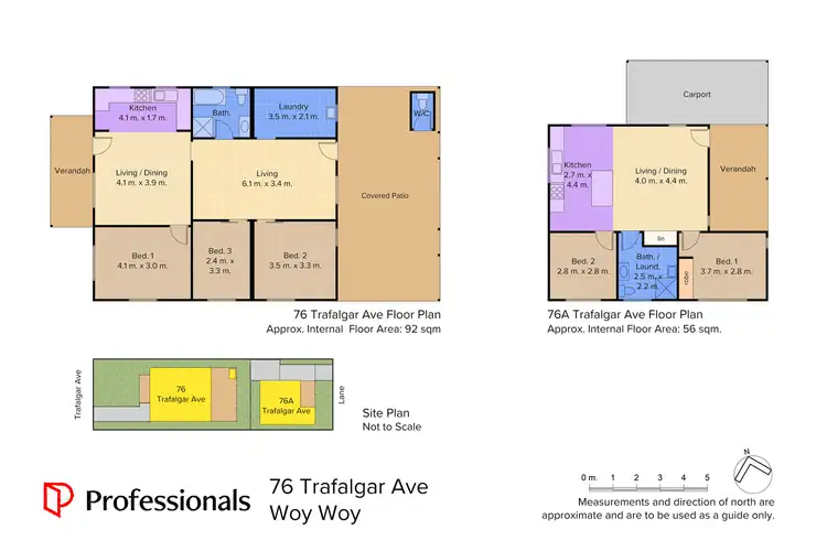 Floorplan of Homely house listing, 76 Trafalgar Avenue, Woy Woy NSW 2256