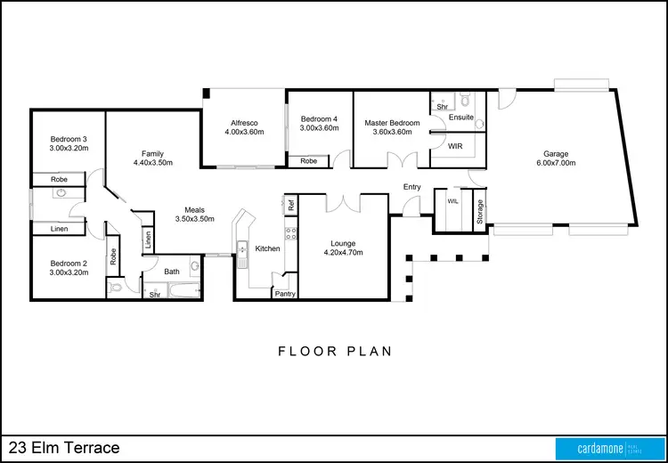 Floorplan of Homely townhouse listing, 23 Elm Terrace, Shepparton VIC 3630