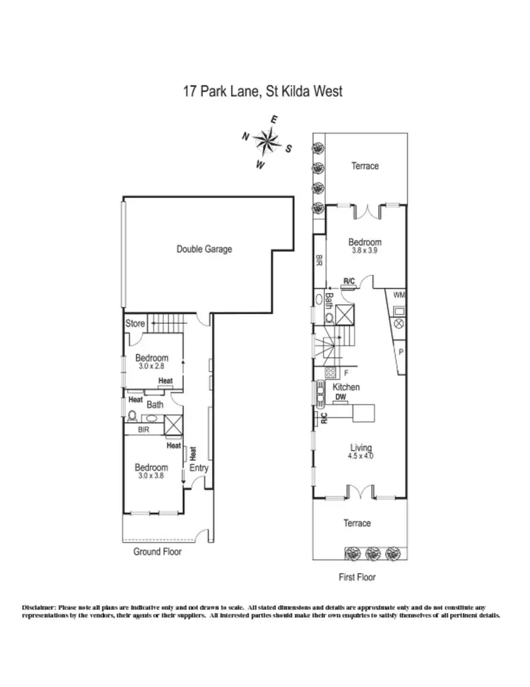 Floorplan of Homely house listing, 17 Park Lane, St Kilda West VIC 3182