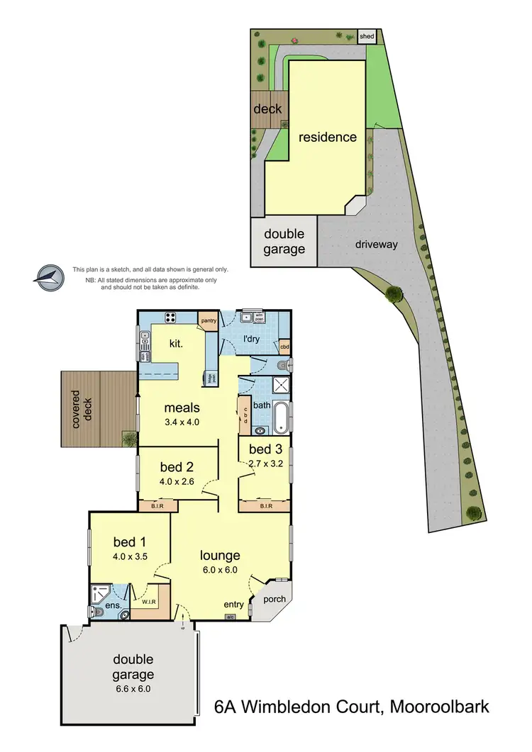 Floorplan of Homely house listing, 6a Wimbledon Court, Mooroolbark VIC 3138