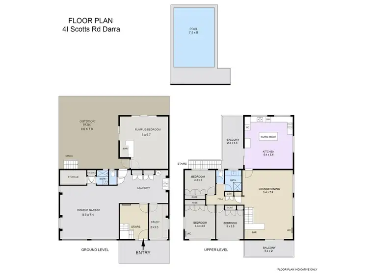 Floorplan of Homely house listing, 41 Scotts Road, Darra QLD 4076