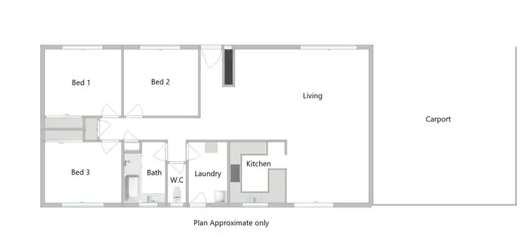 Floorplan of Homely house listing, 52 Gifford Street, Nathalia VIC 3638