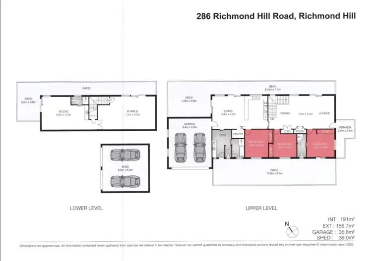 Floorplan of Homely house listing, 286 Richmond Hill Road, Richmond Hill NSW 2480