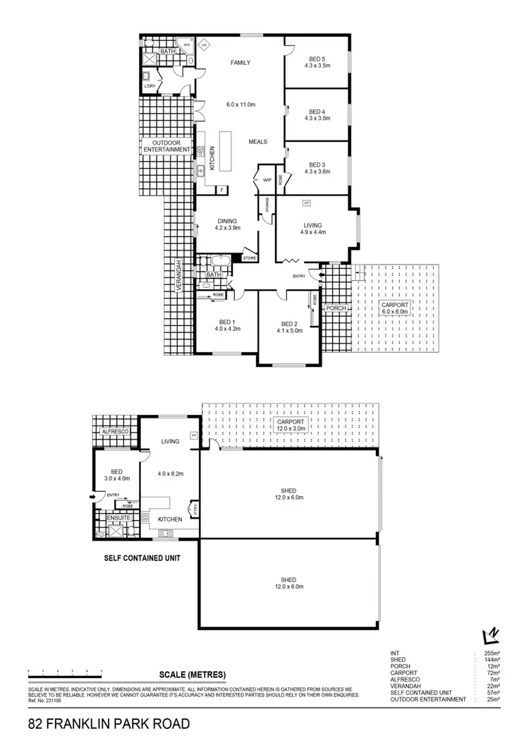 Floorplan of Homely house listing, 82 Franklin Park Road, Maryborough VIC 3465