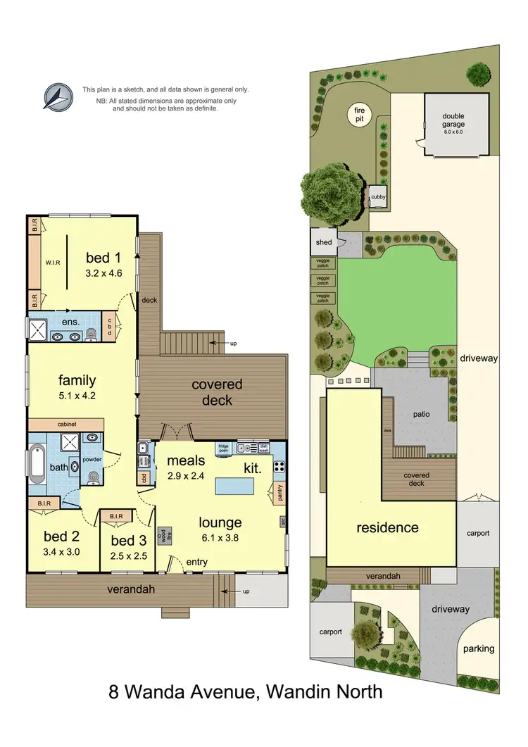 Floorplan of Homely house listing, 8 Wanda Avenue, Wandin North VIC 3139