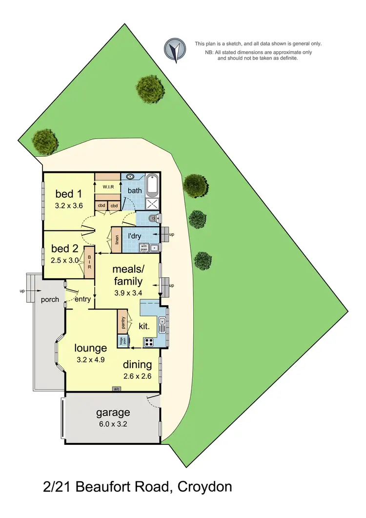 Floorplan of Homely house listing, 2/21 Beaufort Road, Croydon VIC 3136