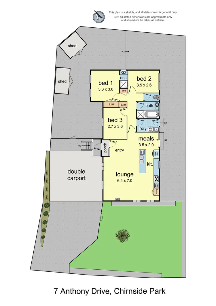 Floorplan of Homely house listing, 7 Anthony Drive, Chirnside Park VIC 3116