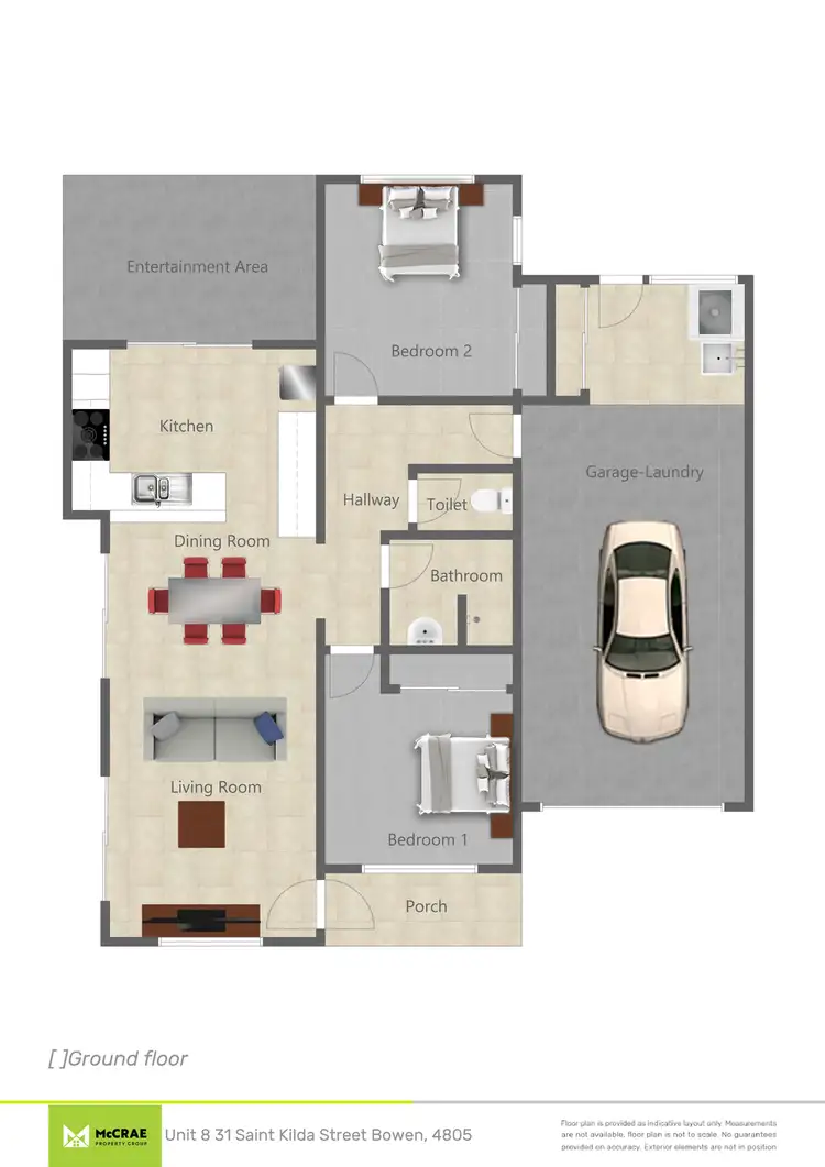 Floorplan of Homely unit listing, 8/31 Saint Kilda Street, Bowen QLD 4805