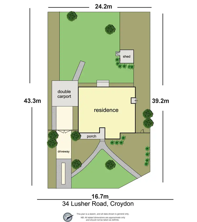 Floorplan of Homely house listing, 34 Lusher Road, Croydon VIC 3136