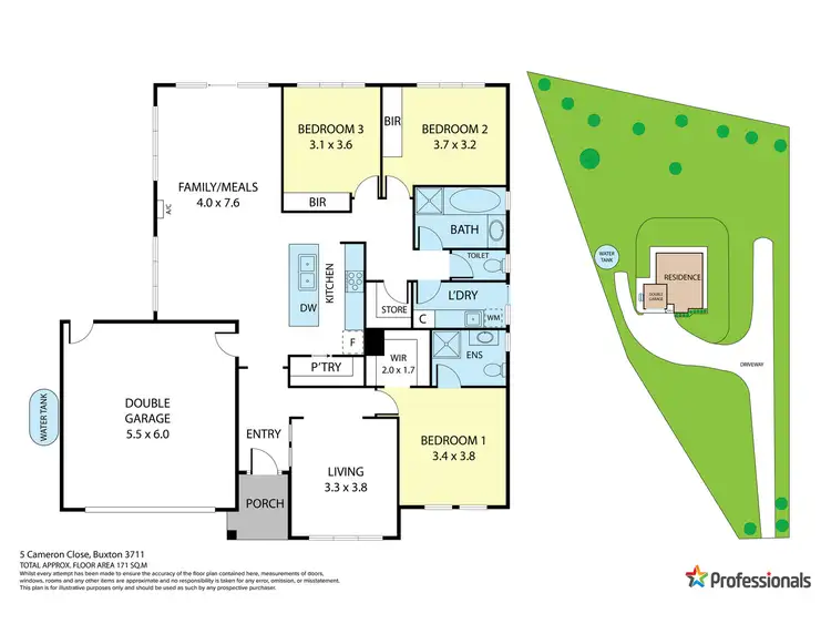 Floorplan of Homely house listing, 5 Cameron Close, Buxton VIC 3711