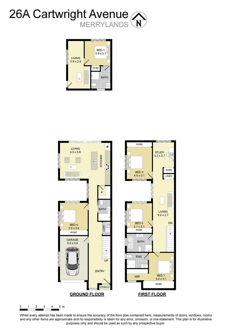 Floorplan of Homely house listing, 1/26 Cartwright Avenue, Merrylands NSW 2160