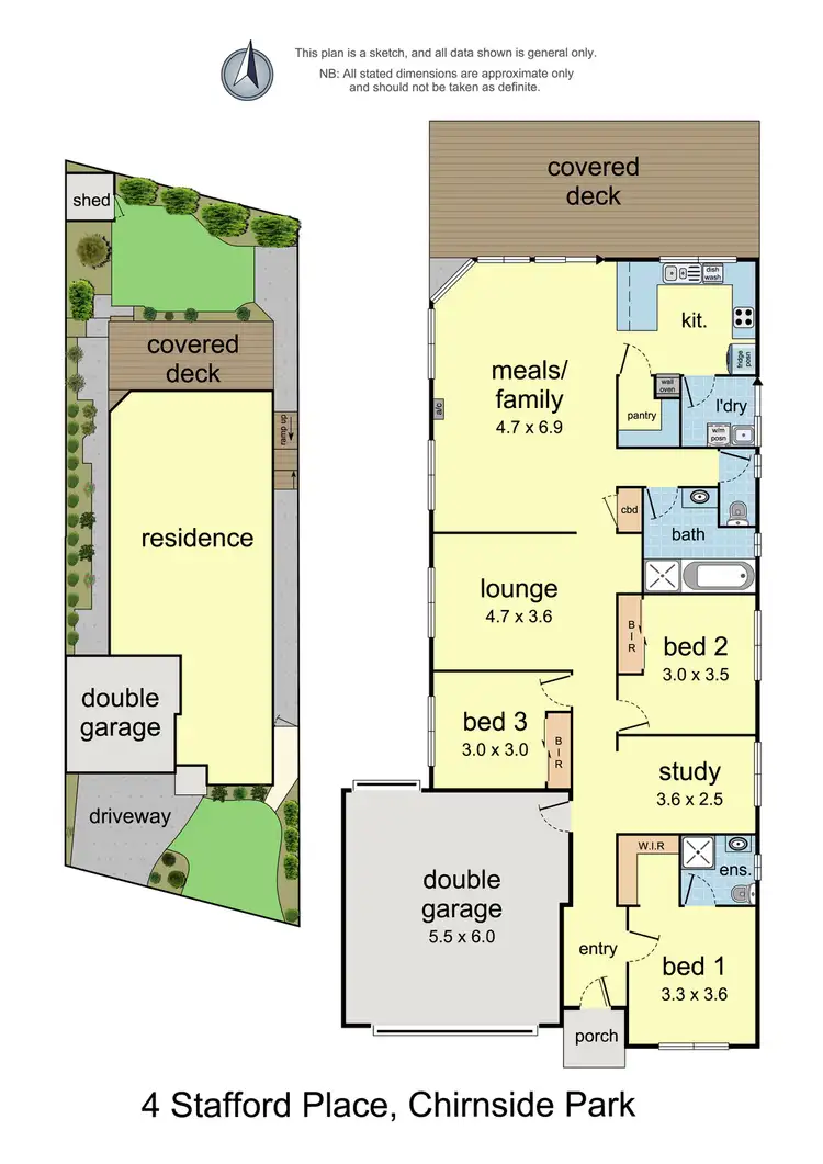 Floorplan of Homely house listing, 4 Stafford Place, Chirnside Park VIC 3116