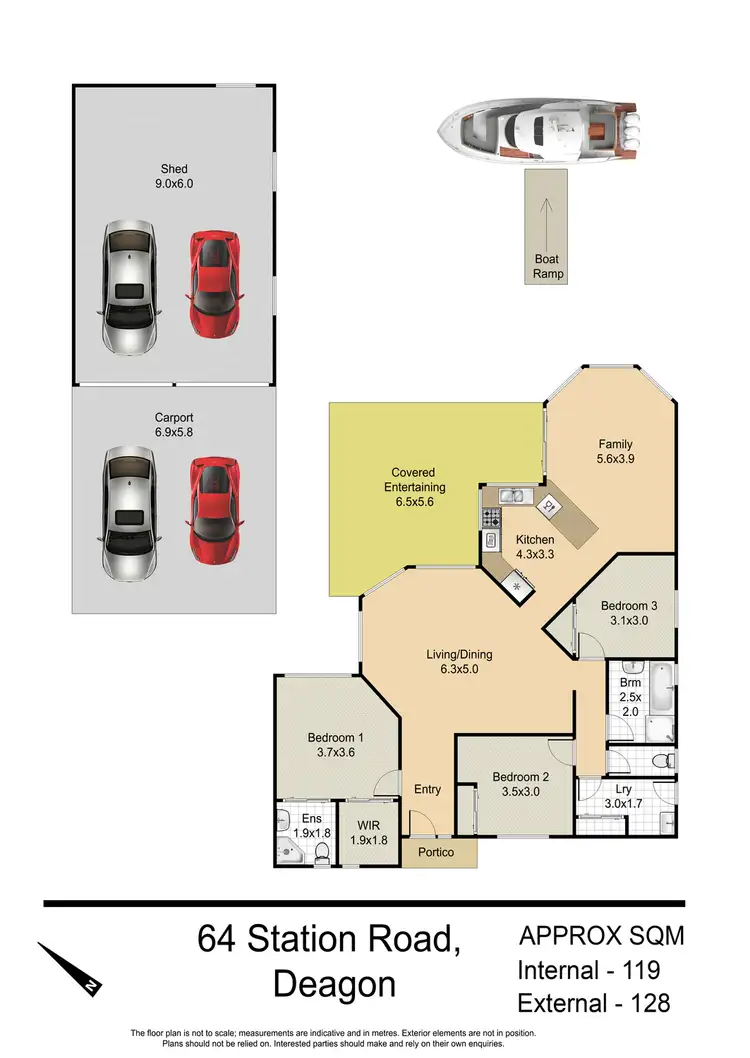 Floorplan of Homely house listing, 64 Station Road, Deagon QLD 4017