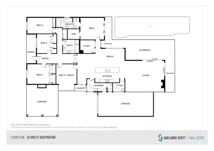Floorplan of Homely house listing, 32 Orr Street, Shepparton VIC 3630