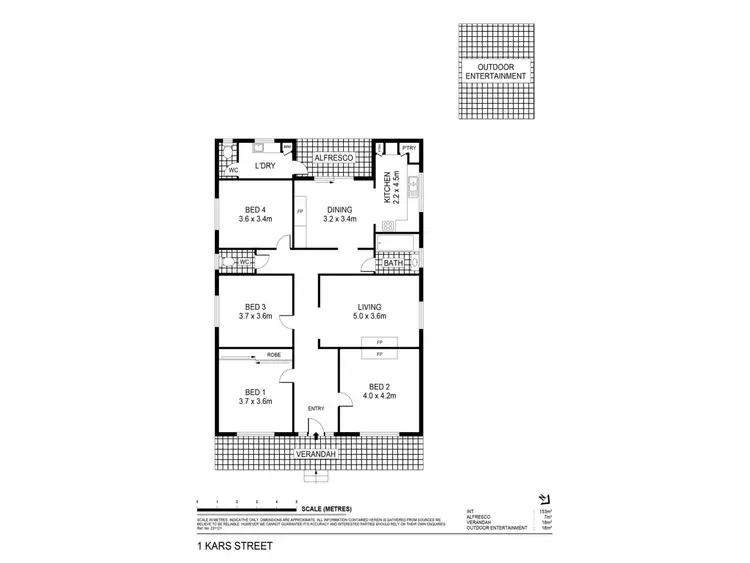 Floorplan of Homely house listing, 1 Kars Street, Maryborough VIC 3465