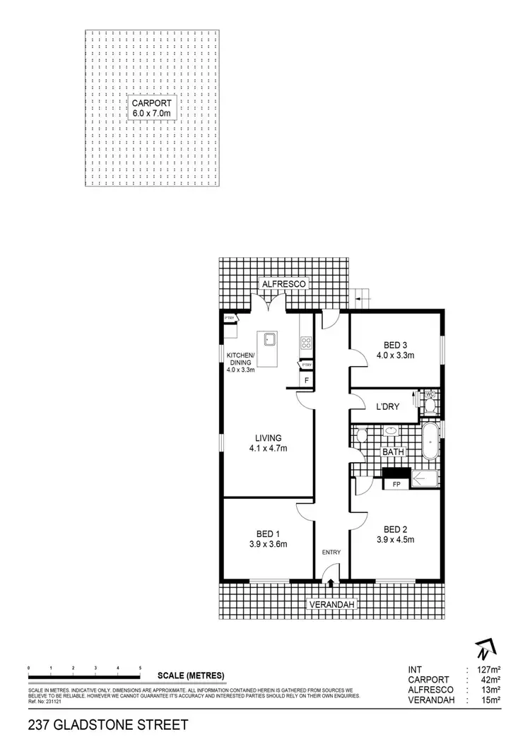Floorplan of Homely house listing, 237 Gladstone Street, Maryborough VIC 3465