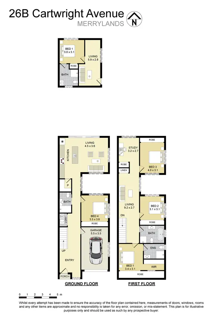 Floorplan of Homely house listing, 26A Cartwright Avenue, Merrylands NSW 2160
