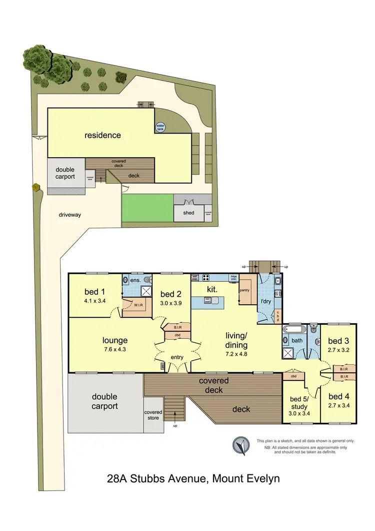 Floorplan of Homely house listing, 28A Stubbs Avenue, Mount Evelyn VIC 3796