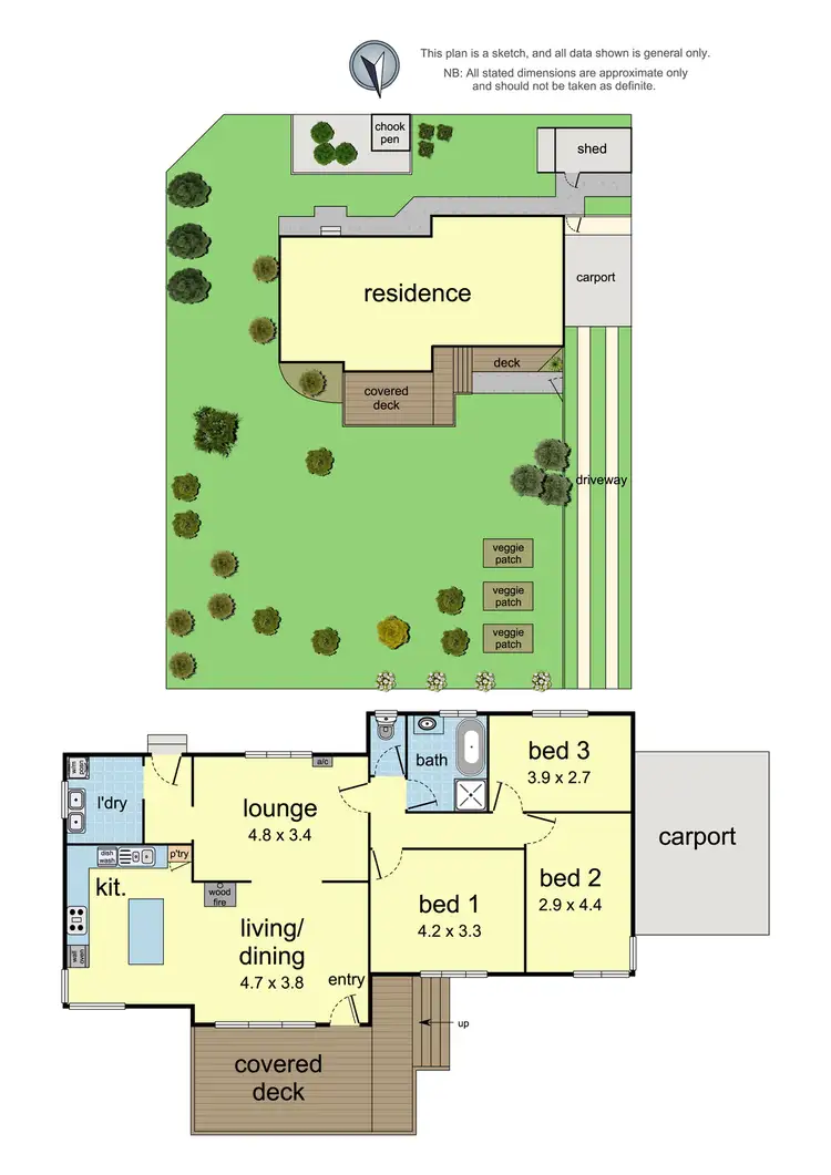 Floorplan of Homely house listing, 14 Edward Street, Wesburn VIC 3799