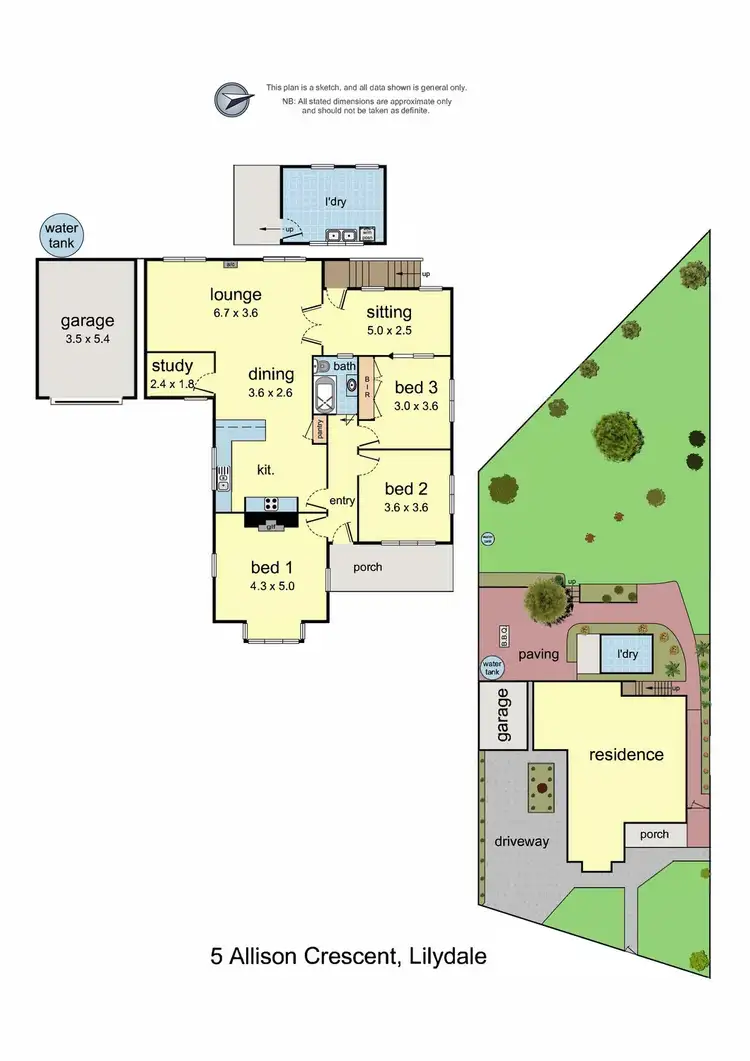 Floorplan of Homely house listing, 5 Allison Crescent, Lilydale VIC 3140