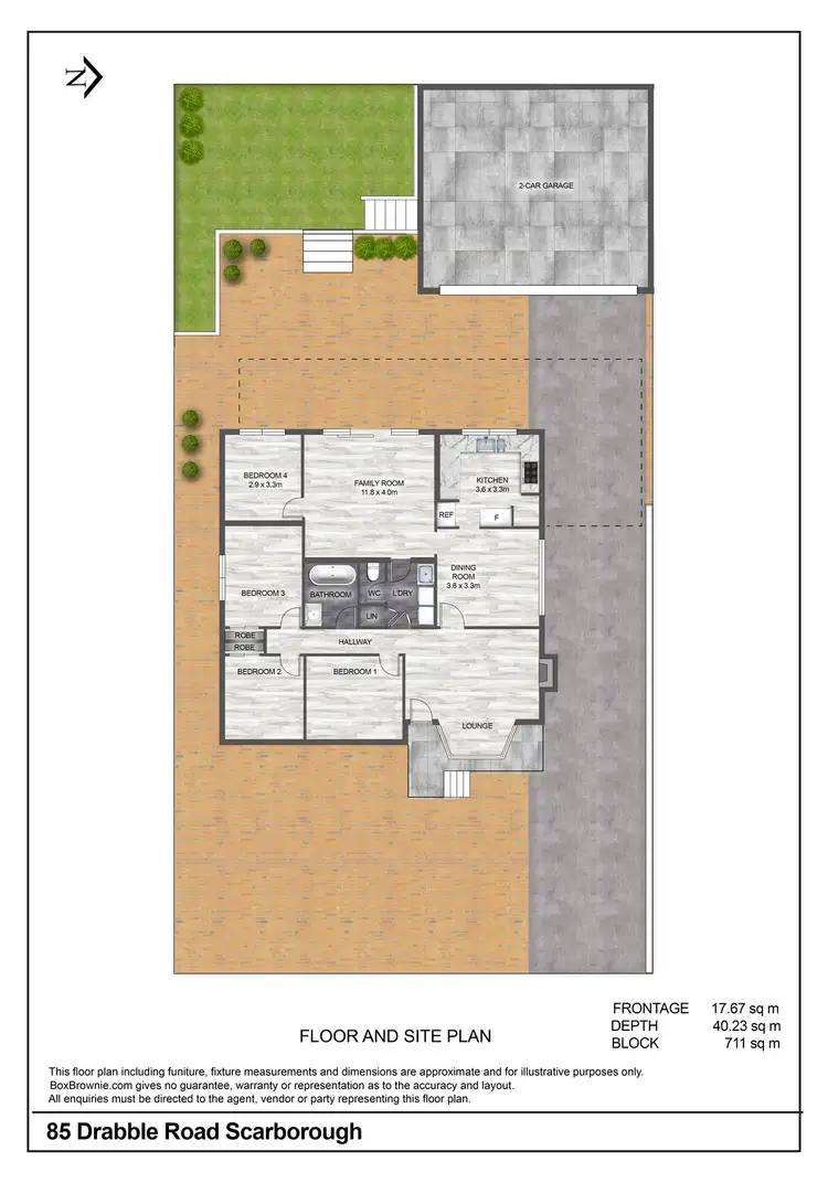 Floorplan of Homely house listing, 85 Drabble Road, Scarborough WA 6019
