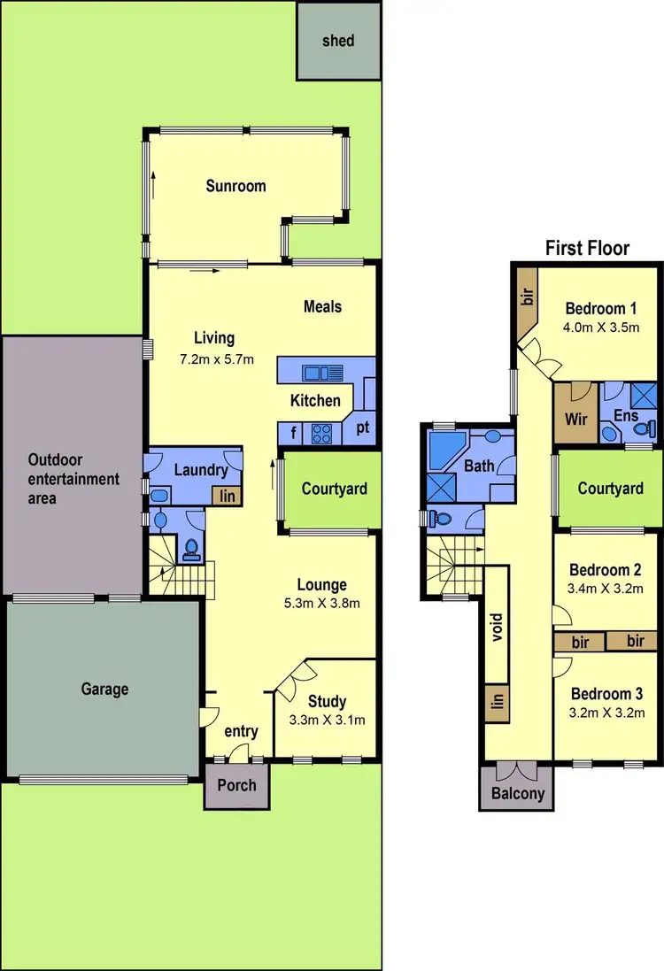 Floorplan of Homely townhouse listing, 7 Avandel Place, Sydenham VIC 3037