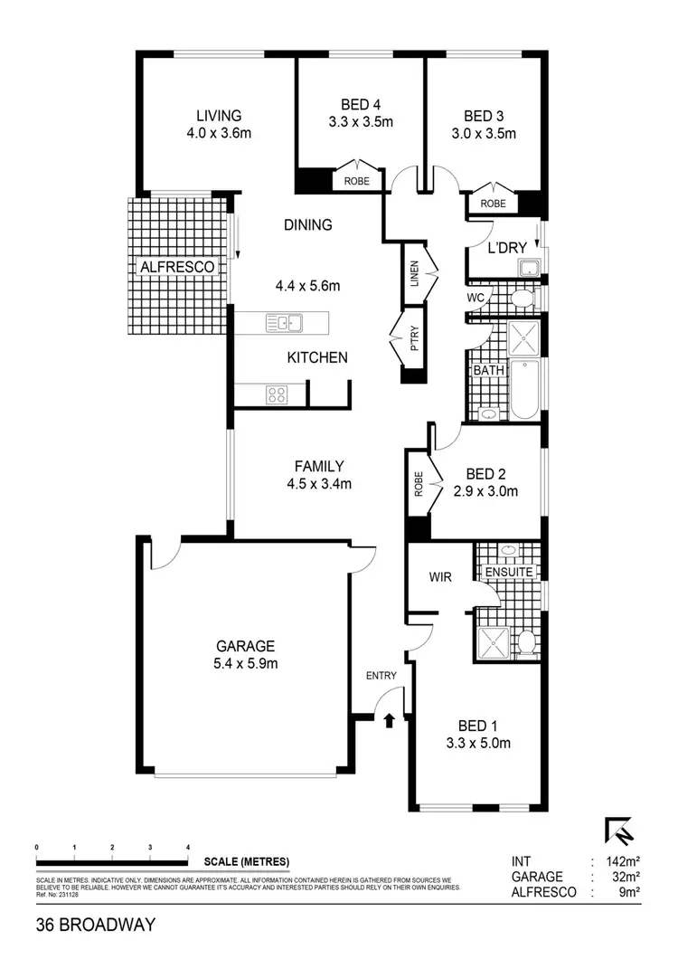 Floorplan of Homely house listing, 36 Broadway, Dunolly VIC 3472