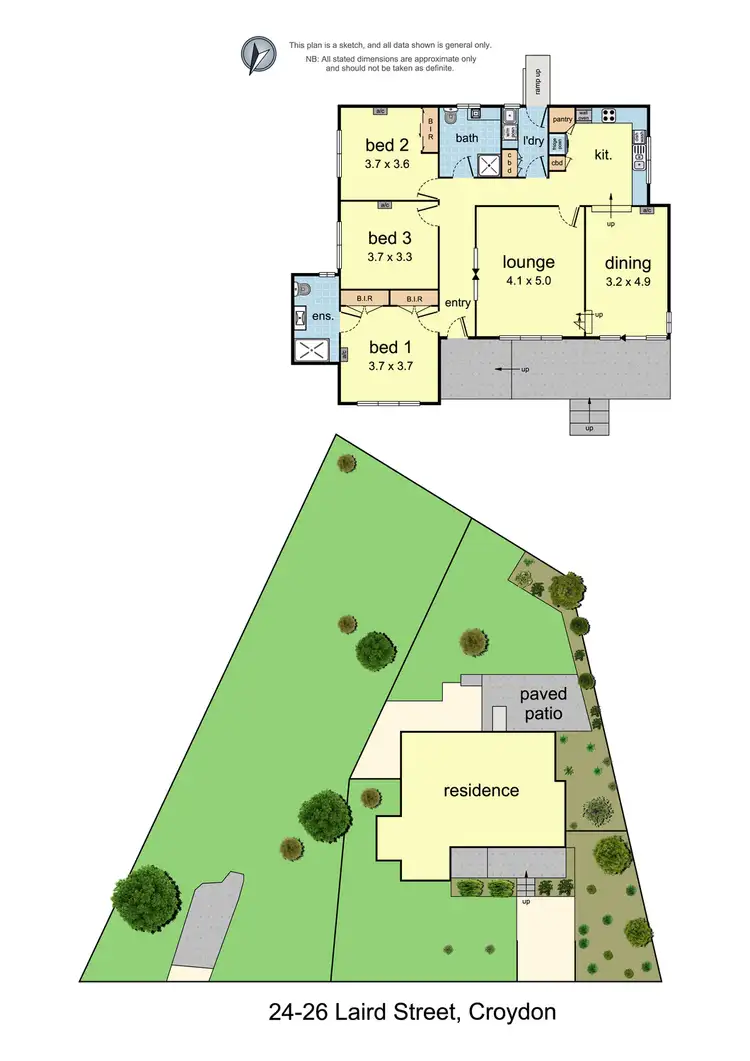 Floorplan of Homely house listing, 24-26 Laird Street, Croydon VIC 3136