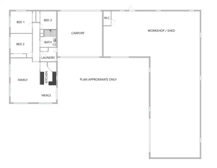 Floorplan of Homely house listing, 6 School Road, Shepparton East VIC 3631