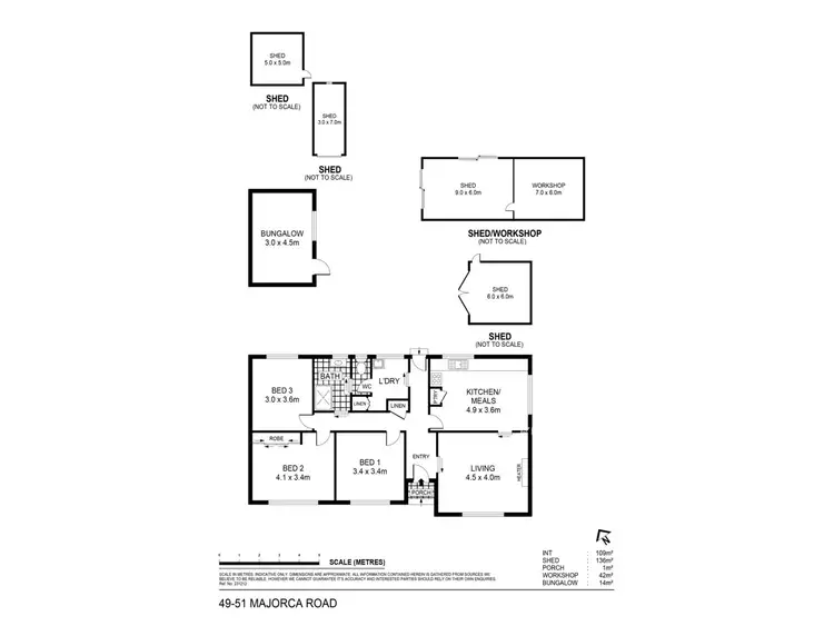 Floorplan of Homely house listing, 49-51 Majorca Road, Maryborough VIC 3465