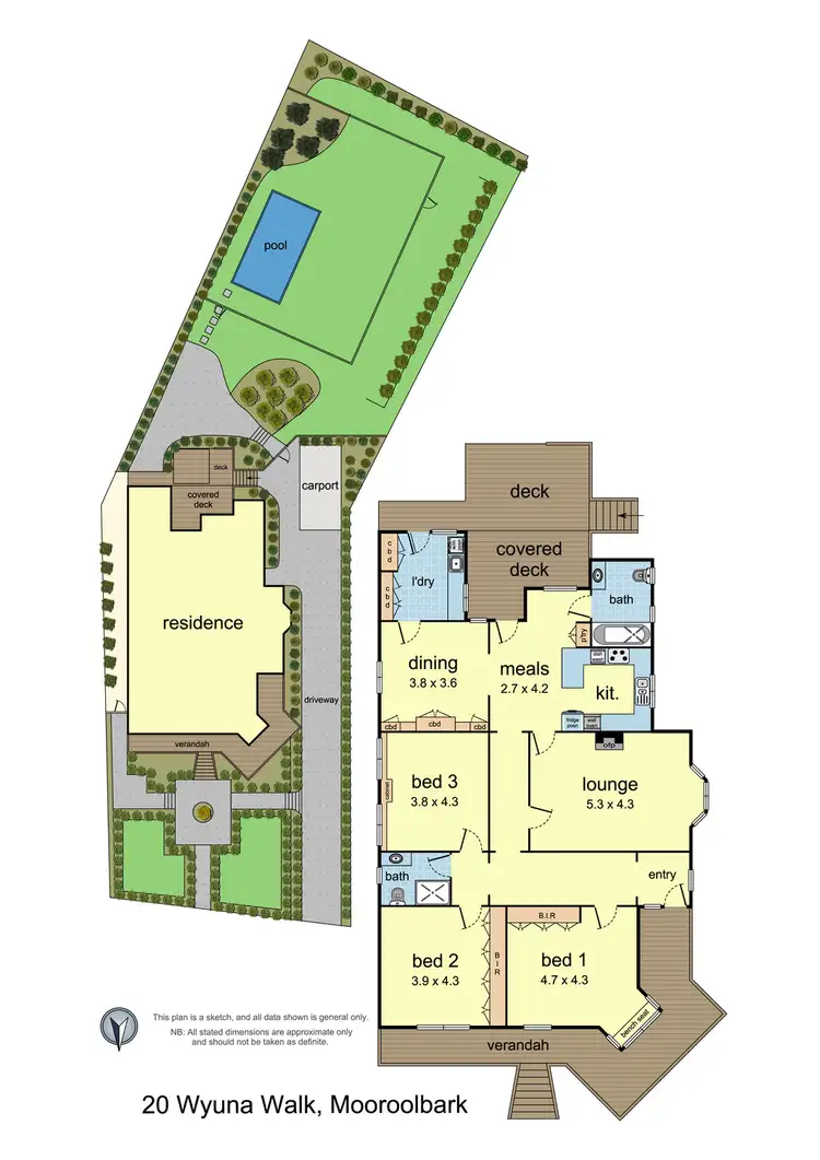 Floorplan of Homely house listing, 20 Wyuna Walk, Mooroolbark VIC 3138