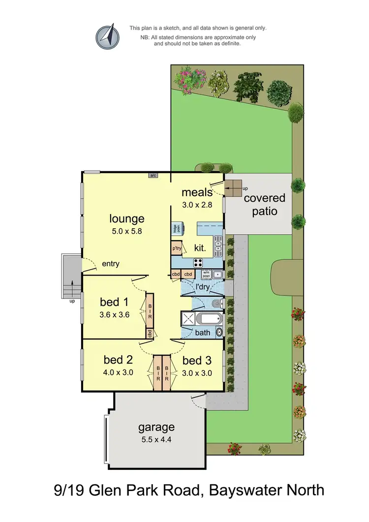 Floorplan of Homely unit listing, 9/19 Glen Park Road, Bayswater North VIC 3153