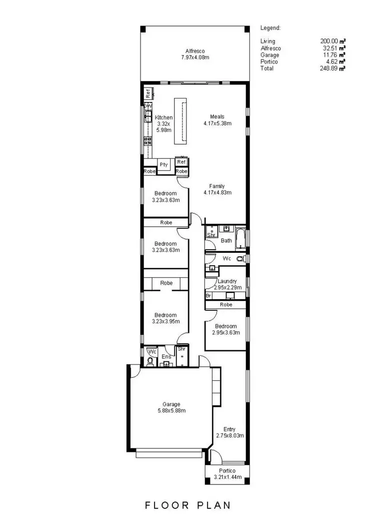 Floorplan of Homely house listing, 9A Brentwood Road, Flinders Park SA 5025