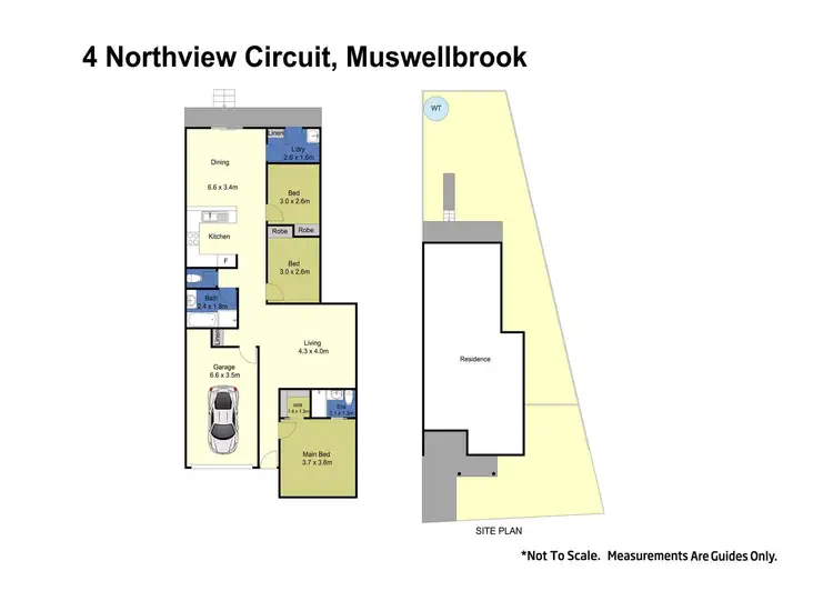 Floorplan of Homely semi-detached listing, 2/4 Northview Circuit, Muswellbrook NSW 2333