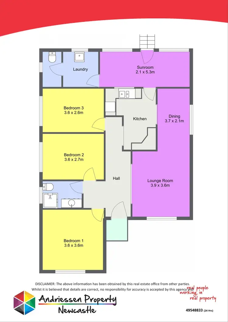 Floorplan of Homely house listing, 11 Kirby Street, Cardiff NSW 2285