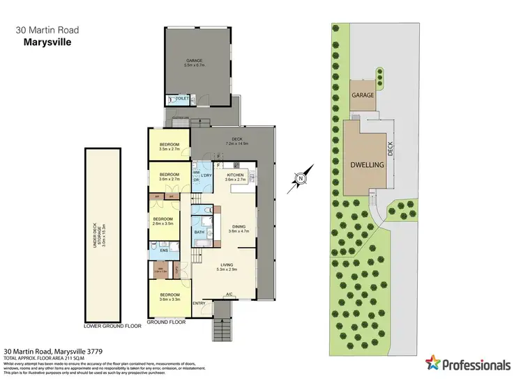 Floorplan of Homely house listing, 30 Martin Road, Marysville VIC 3779
