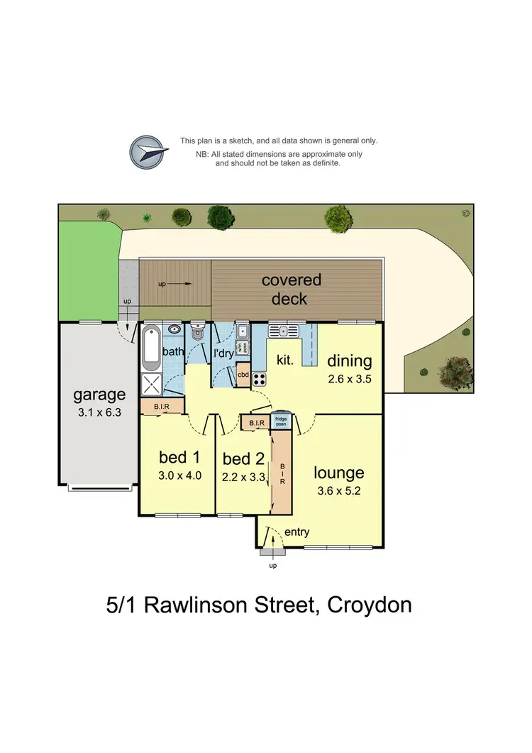 Floorplan of Homely unit listing, 5/1 Rawlinson Street, Croydon VIC 3136