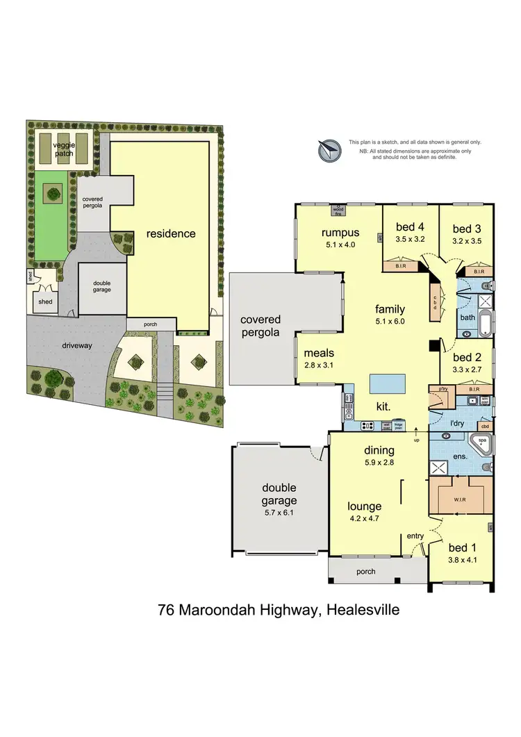 Floorplan of Homely house listing, 76 Maroondah Highway, Healesville VIC 3777