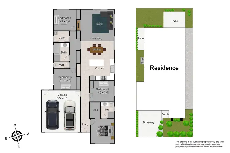 Floorplan of Homely house listing, 28 Mullein Bend, Cranbourne North VIC 3977