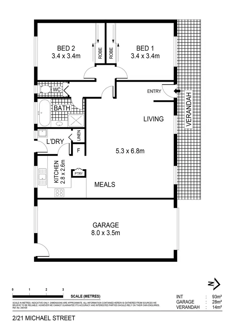 Floorplan of Homely house listing, 2/21 Michael Street, Kennington VIC 3550