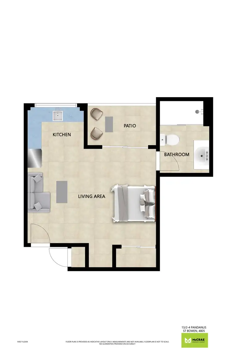 Floorplan of Homely apartment listing, 13/2-4 Pandanus Street, Bowen QLD 4805