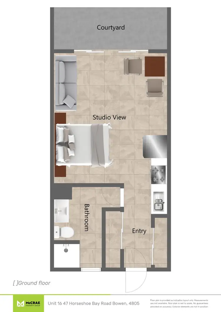 Floorplan of Homely apartment listing, 16/47 Horseshoe Bay Road, Bowen QLD 4805