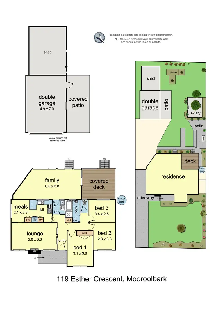 Floorplan of Homely house listing, 119 Esther Crescent, Mooroolbark VIC 3138